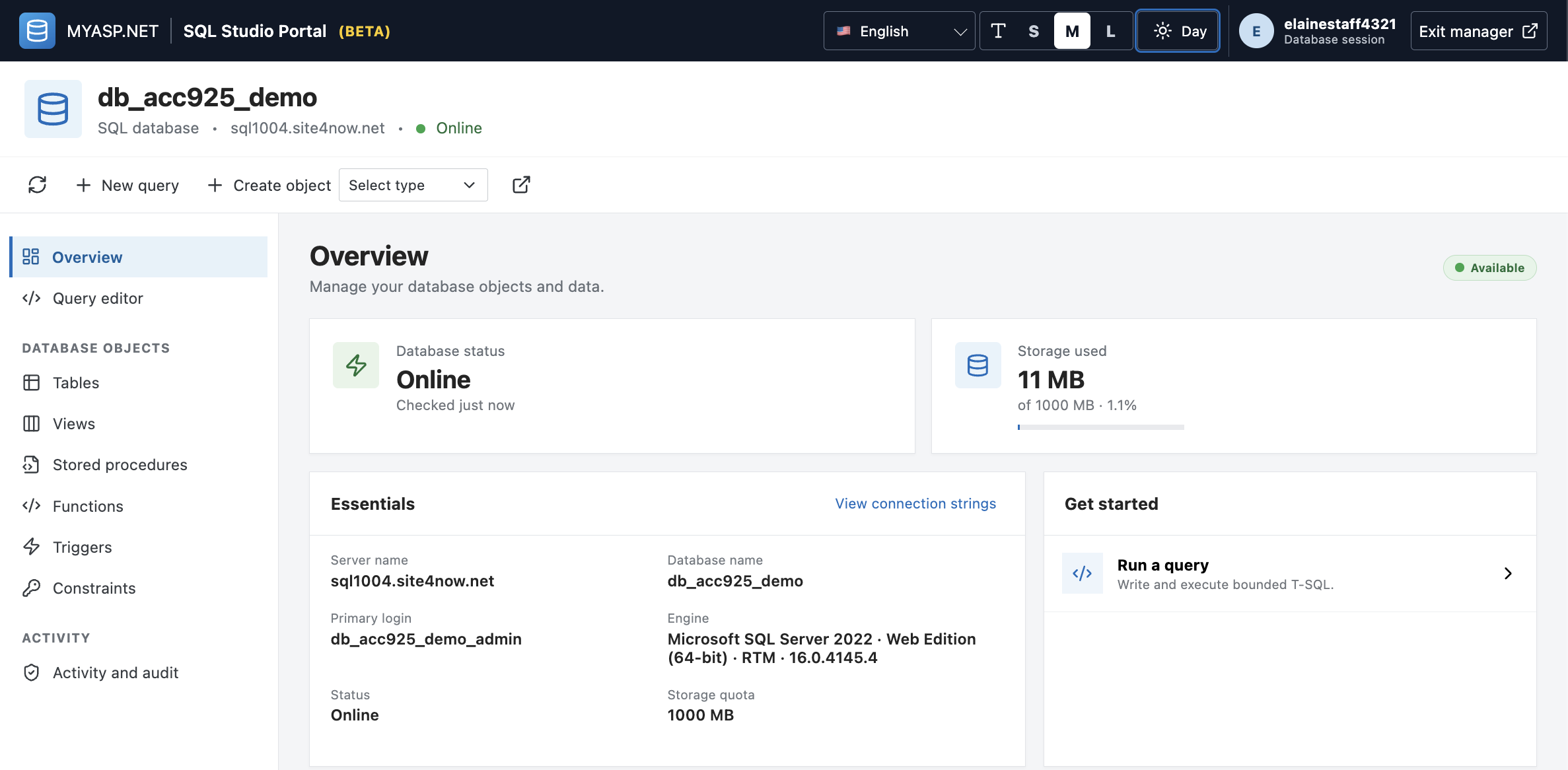 SQL Studio Portal