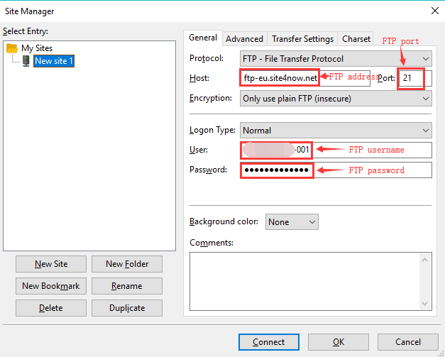 set up home computer with ftp filezilla